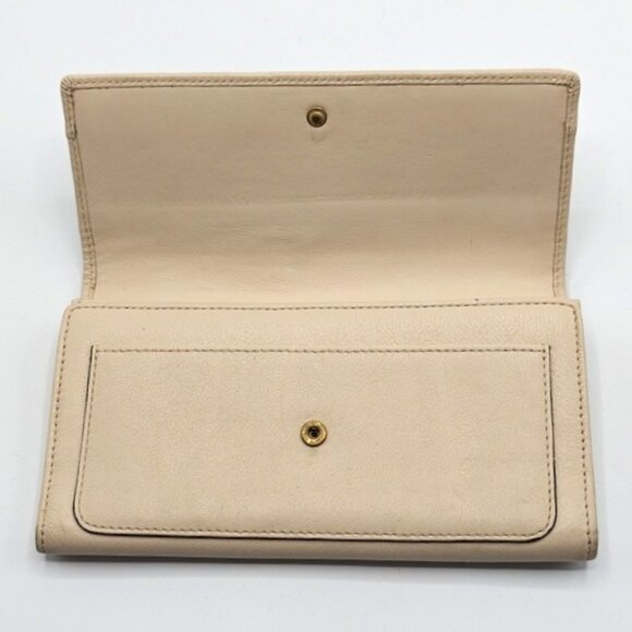 Coach Soho Tri-Fold Wallet Creamy White Leather - Picture 3 of 4